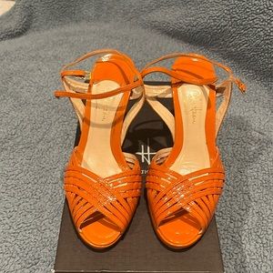Orange Cole Haan Sandle